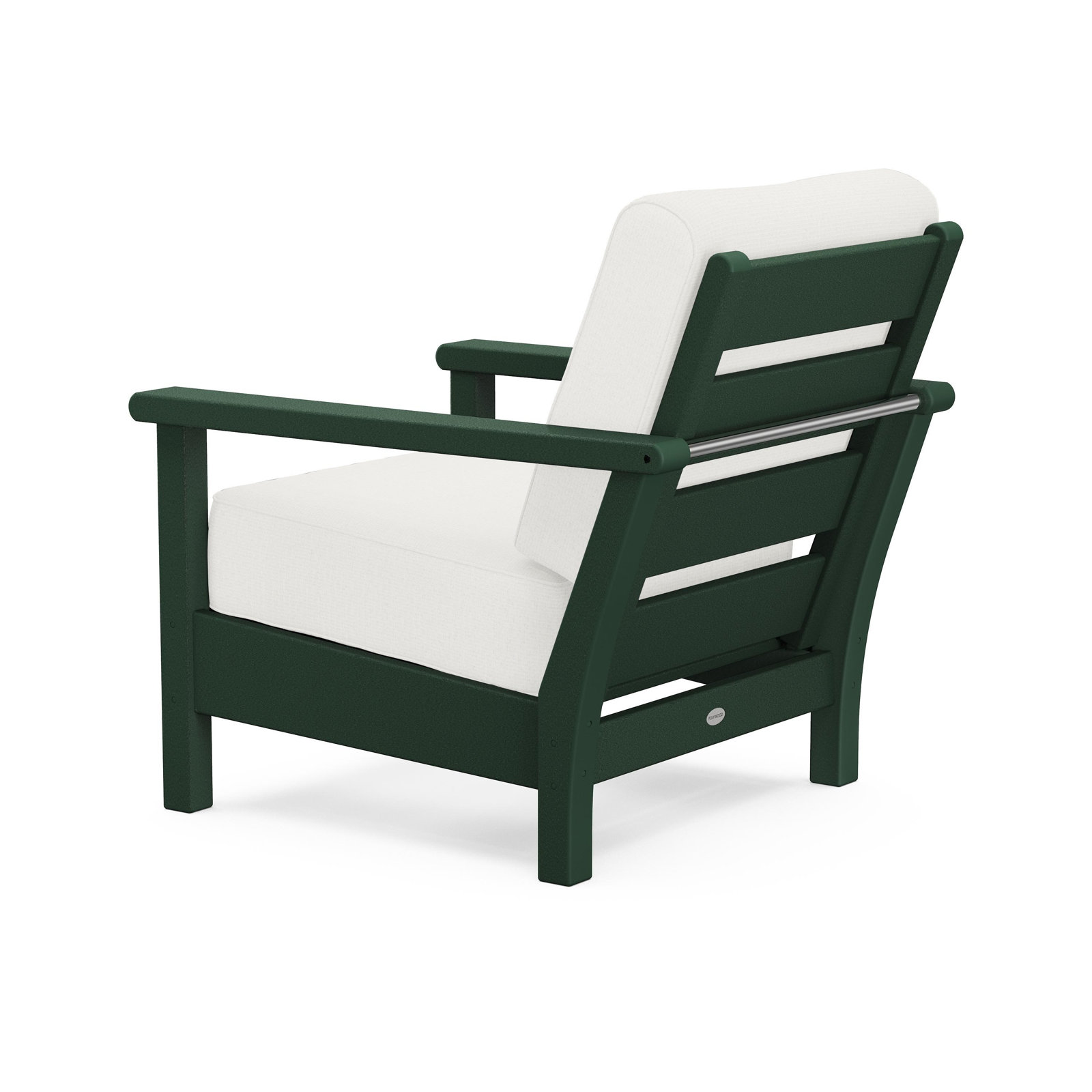 Harbour Patio Lounge Chair, Weathered Tweed, Green