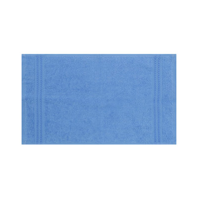 Luxurious 100% Cotton Wash Towel Set (6 Pieces), Soft Blue, 11.8 x 19.7 inches | 500 g/m² for Maximum Absorbency | Machine Washable at 104°F | Ideal for Home, Spa, Gym, and Travel, Ultra-Soft & Durable