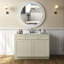 Armoire de base pour évier Homeibro, portes à fermeture douce, pour la salle de lavage, la salle de douche, la buanderie-87690895-87690896