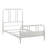 42" W Iron Twin Bed with Slat Kit and Spindle Headboard -68740462