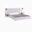 Lit de rangement rembourré Camille avec tablettes et lumières intégrées-1313150575