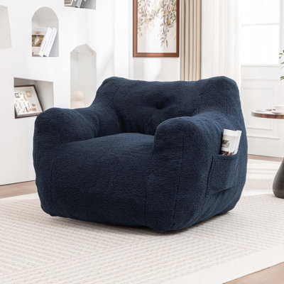 Fauteuil à billes, fauteuil à billes avec accoudoirs rembourrés de mousse haute densité