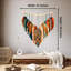Décoration murale Boho - Grande décoration murale en macramé - Décoration de chambre à coucher Boho - Tapisserie pour chambre à coucher - 31 po x 39 po