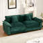 Causeuse plus large avec accoudoirs, canapé modulaire moderne, pour chambre à coucher et appartement dans le salon, coussin de siège rembourré à double couche confortable, tissu chenille respirant