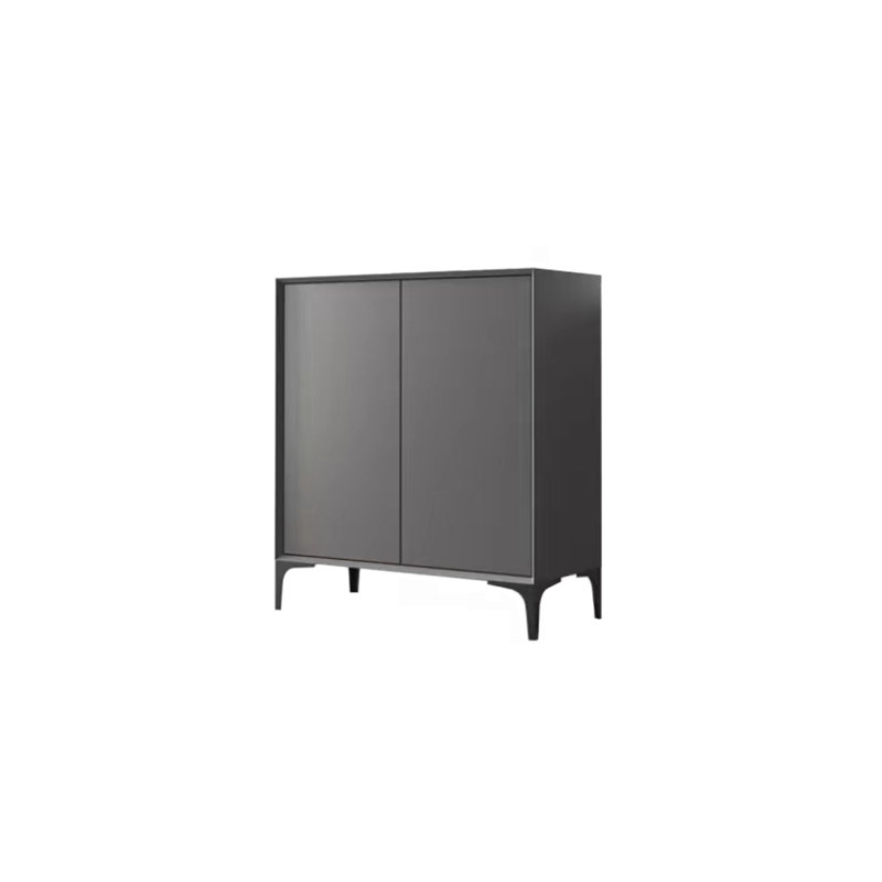 16 Pair Shoe Storage Cabinet, Dark Gray