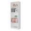 Bibliothèque blanche 5Slim, bibliothèque, tablette d'angle, bibliothèque d'angle, bibliothèque de rangement,-1228328314