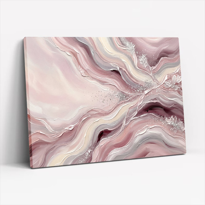 Ensemble de 1 tableau sur toile Marble Wave, H 32 po x l 48 po, Toile tendue