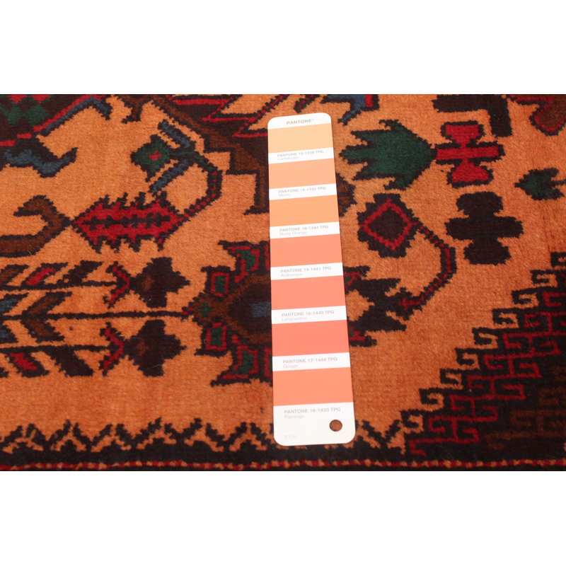 Tapis orange clair Lynnisha 3 pi 0 po x 5 pi 2 po