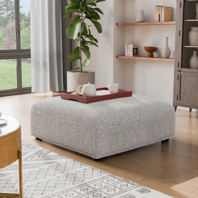 Aukeem Upholstered Square Ottoman