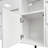 Modern White Gloss Sideboard Cabinet With Advanced LED Light And Powerful Storage