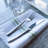 Polyester Striped Rectangle Napkin-86641464