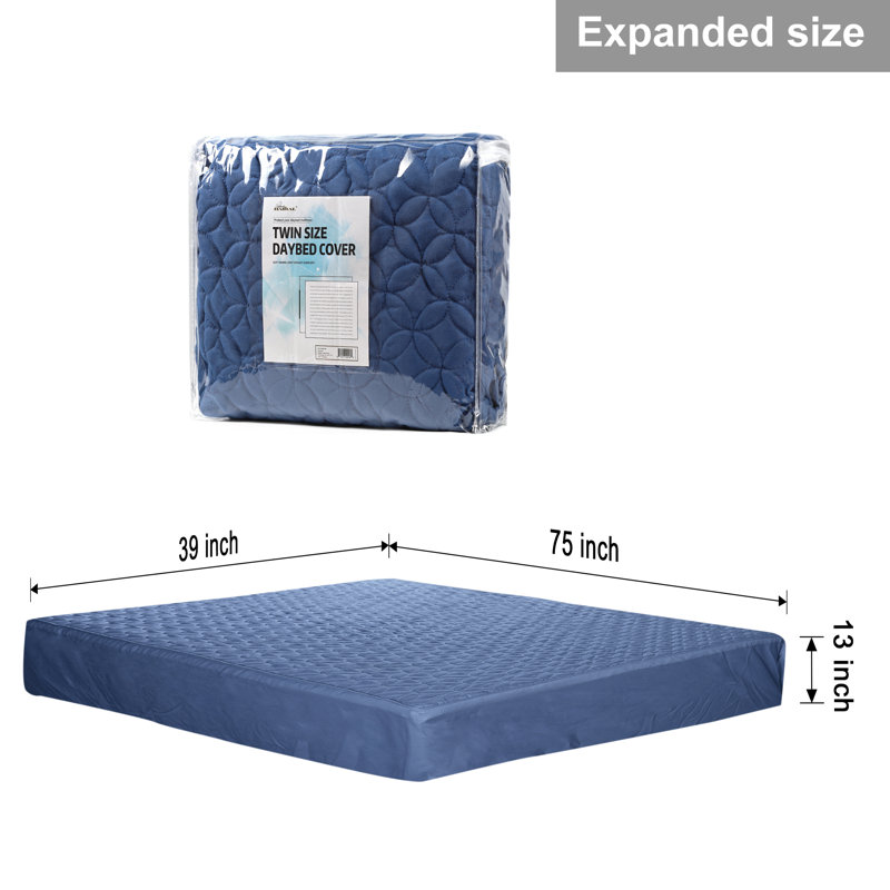Couvre-lit / couvre-lit en microfibre, Bleu