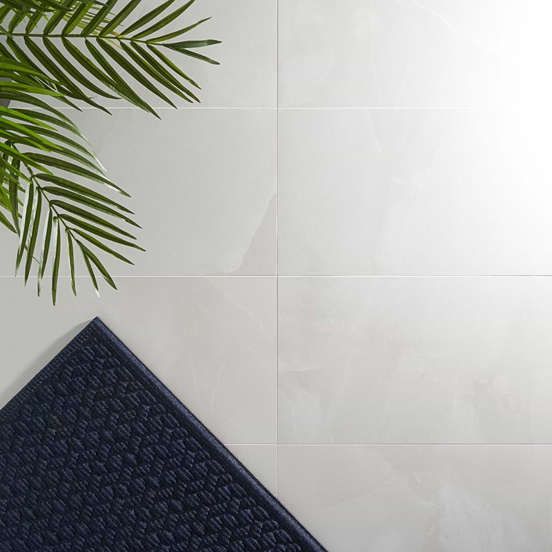 Dreamstone 12X24 Matte Porcelain Tile, Aztec Onyx Bianco Matte