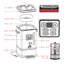 Cafetière à café électrique en acier inoxydable 50-cup pro digital continentale
