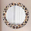 Huldar Glass Flat Wall Mirror