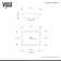 Vinca 18" L x 14" W x 5" H Rectangular White Matte Stone™ Vessel Bathroom Sink with 11" H Faucet