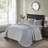 Comfortable Cotton Bedding Sets, Reversible Grey Design For Bedroom