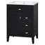Meuble-lavabo de salle de bain avec lavabo-128772838