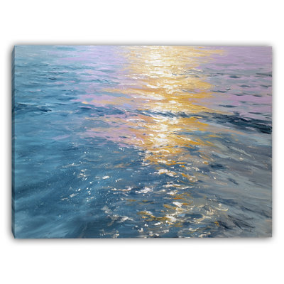 «Sunlight on Water», art mural sur toile