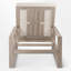 Ensemble de chaises longues d'extérieur en bois massif (ensemble de 2)-114920099