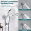 Bras de douche pivotant avec douchette Rainfall-80378006