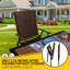 Chaise de patio pliante portative