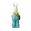 17.25"H Easter Resin Bunny Boy Table Decor With Carrot