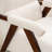 Mid Century Upholstered Arm Accent Chair with Solid Wood Legs-794545706