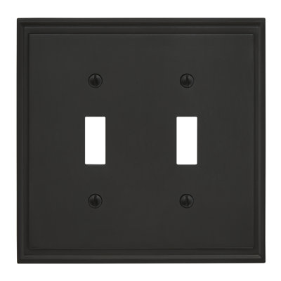 Mulholland 2-Gang Toggle Light Switch Wall Plate