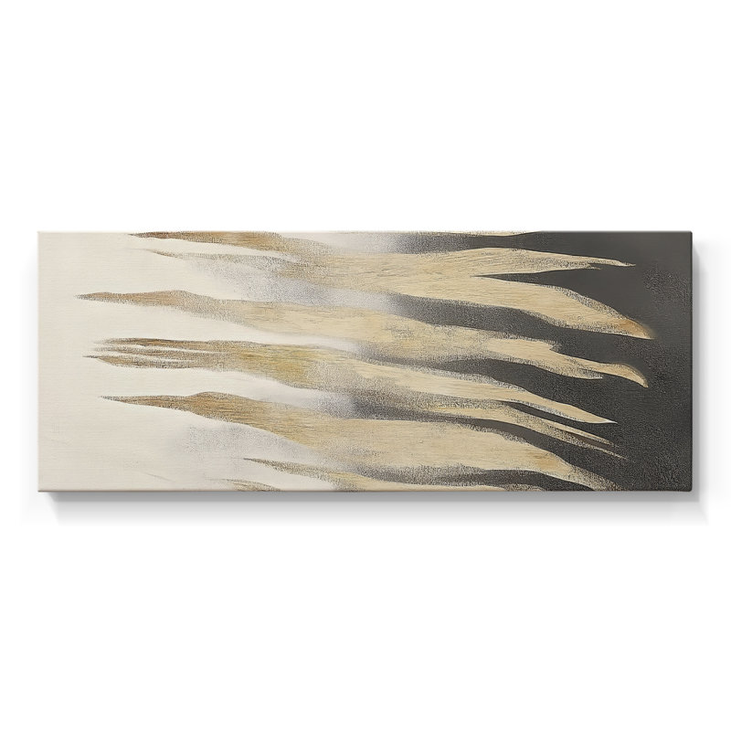 Toile tendue avec châssis abstrait 8 # XCVII-Abstract