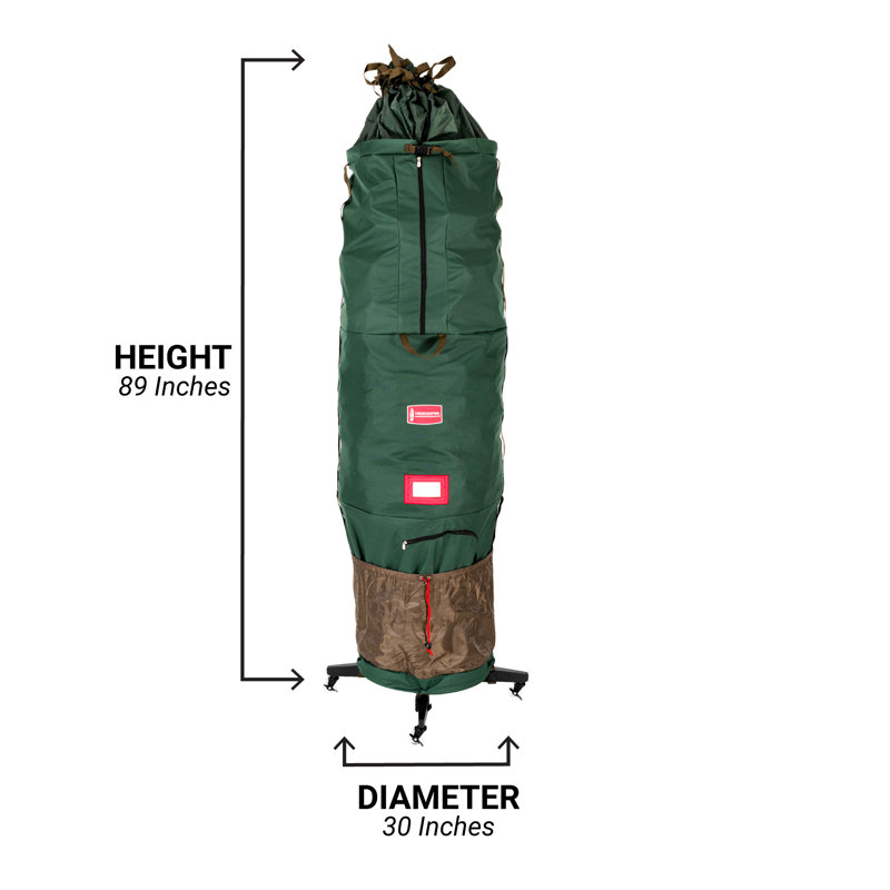 Sac de rangement pour arbre de Noël moyen avec roulettes