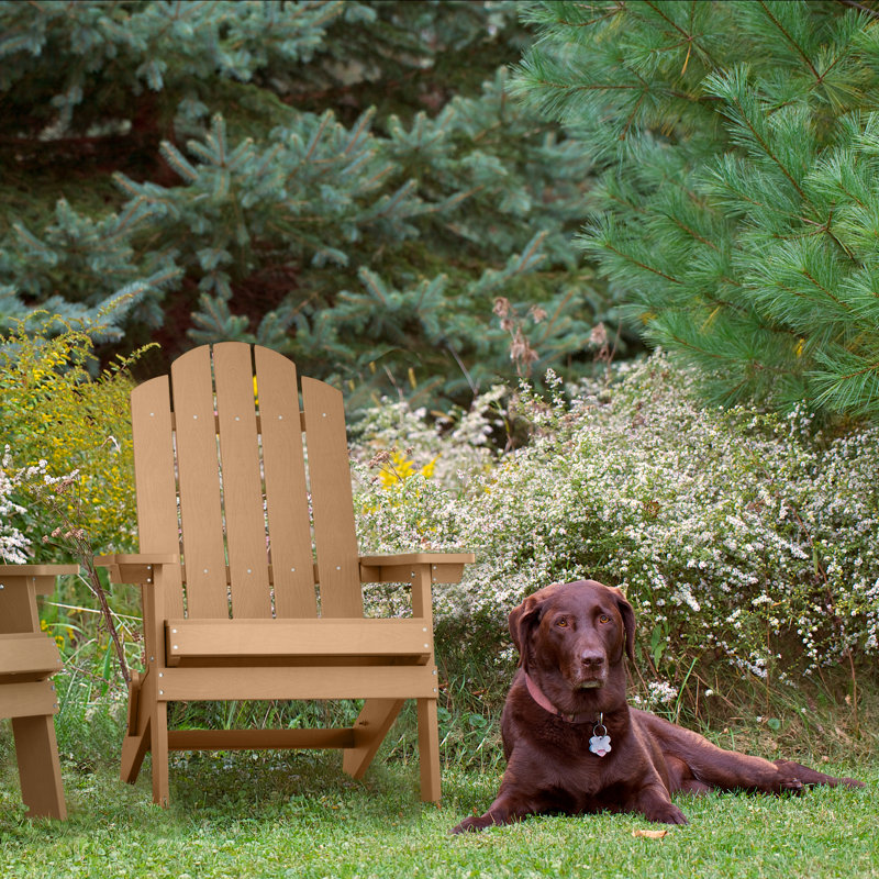 Amada Outdoor Adirondack Chair, Yellow