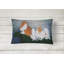  Coussin décoratif intérieur / extérieur en tissu japonais menton debout sur ma queue
