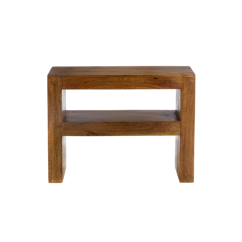 Vernell 100 cm W Solid Wood Top Console Table