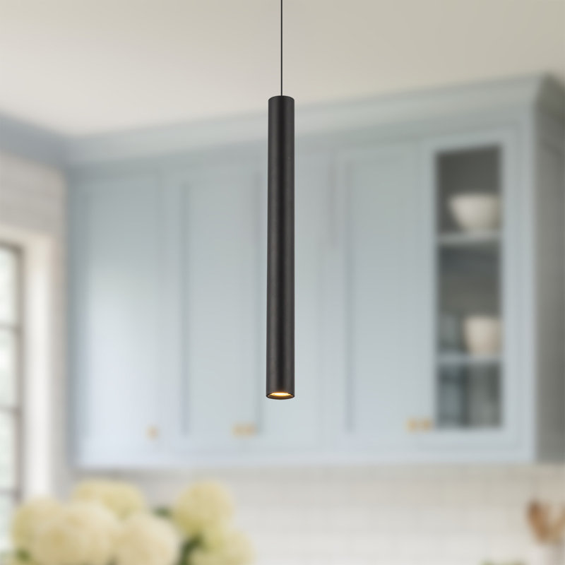 Luminaire suspendu 20 po Mason, Noir, Noir