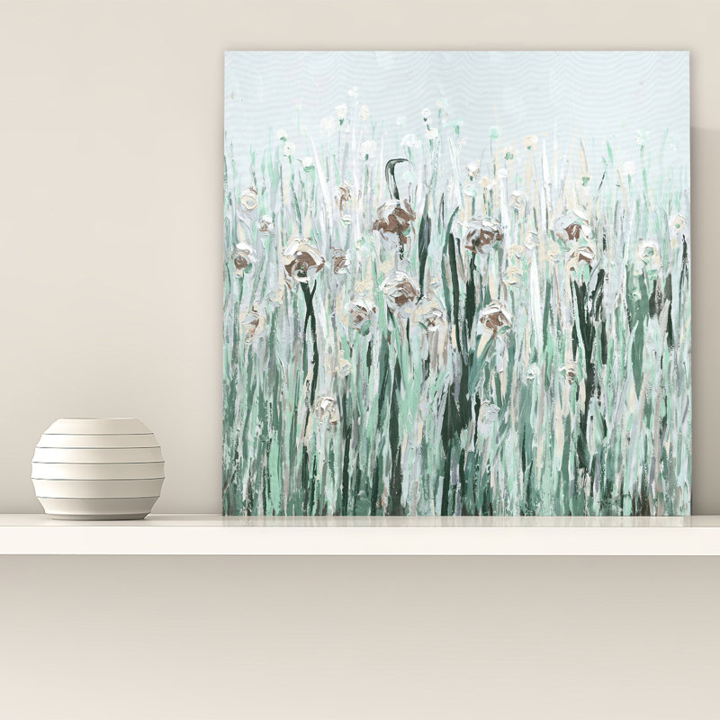 Peinture sur toile tendue, H 12 po x l 12 po x P 1,5 po