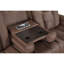 Ensemble de salon inclinable 3 pièces brun cendré-740493626