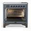 Majestic III Series 36 Inch Induction Range with 6 Induction Elements in Matte Graphite (Chrome Trim)-618479957-618479960
