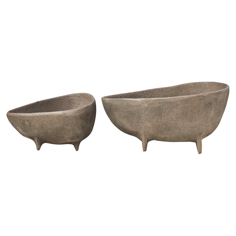 Deriva Aluminium Decorative Bowl, Grey