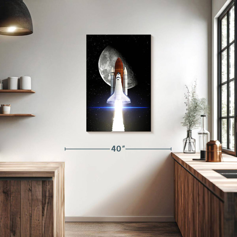 Oberle Space Shuttle Mission, 36" H x 24" W