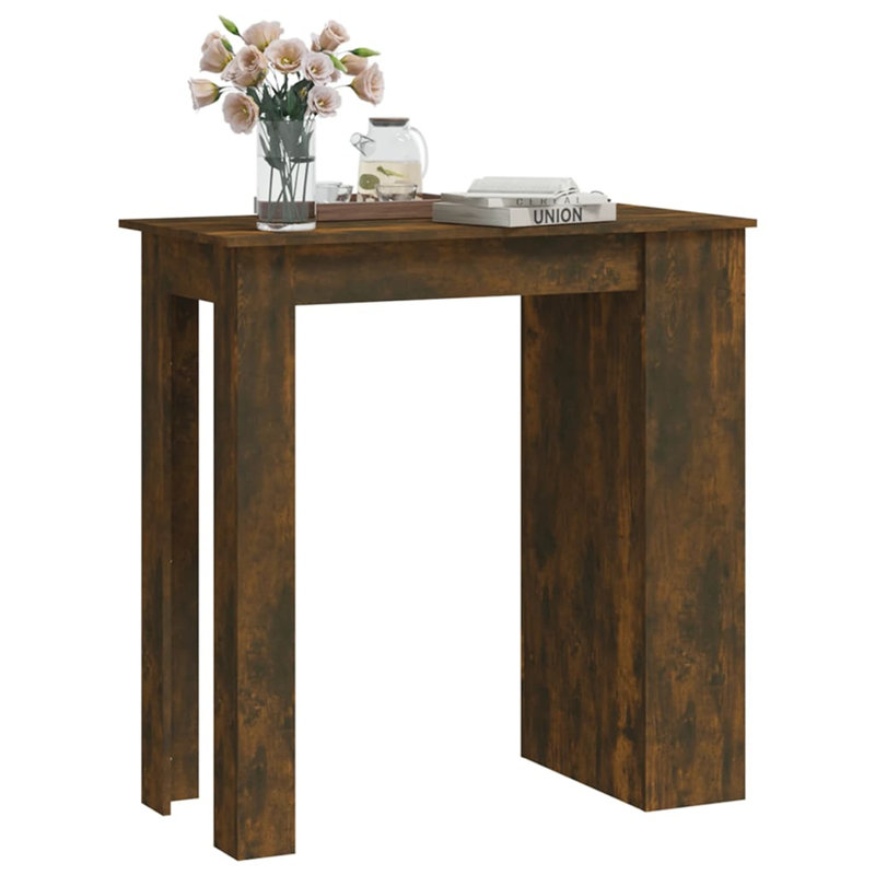 Sidnee Dining Table, Brown, white and pink