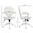HOMCOM Cute Home Office Chair-547052431-547052427