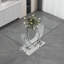 table rectangulaire moderne et simple en verre