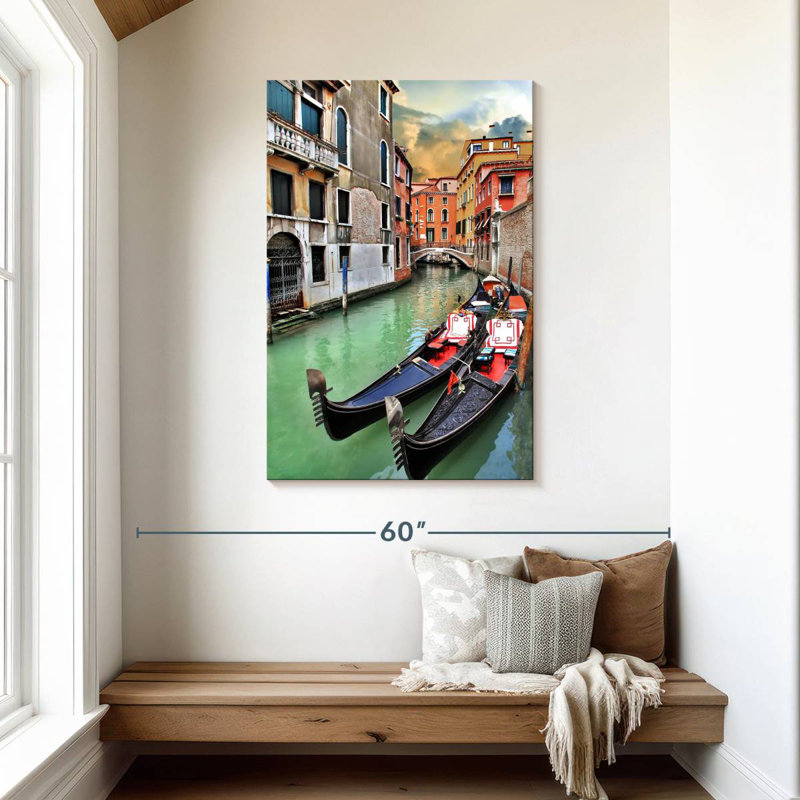 Aime Romantic Venice Canal, 45" H x 30" W