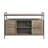 Rustic Oak & Black Finish TV Stand