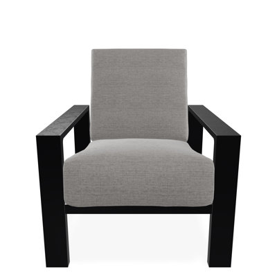 Chaise avec accoudoirs à coussin profond Larssen