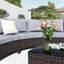 Ensemble de canapé modulaire d'extérieur courbé en osier brun 5 pièces 5 pièces-1760997234