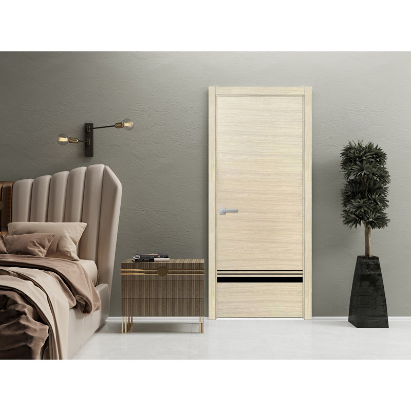 Porte intérieure moderne avec poignée | Planum 0012 | Garniture simple à panneau simple Regural | Portes de salle de bain robustes