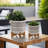 Ceramic and Stoneware Planters with Bamboo Stands - Set of 2-1023782279-973805836-980794185