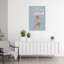 Dancing Cat Kitchen Playful Whimsical Abstract Cat Landscape Nature Wall Art Print 1 Piece Wrapped Canvas Wall Art-489875351